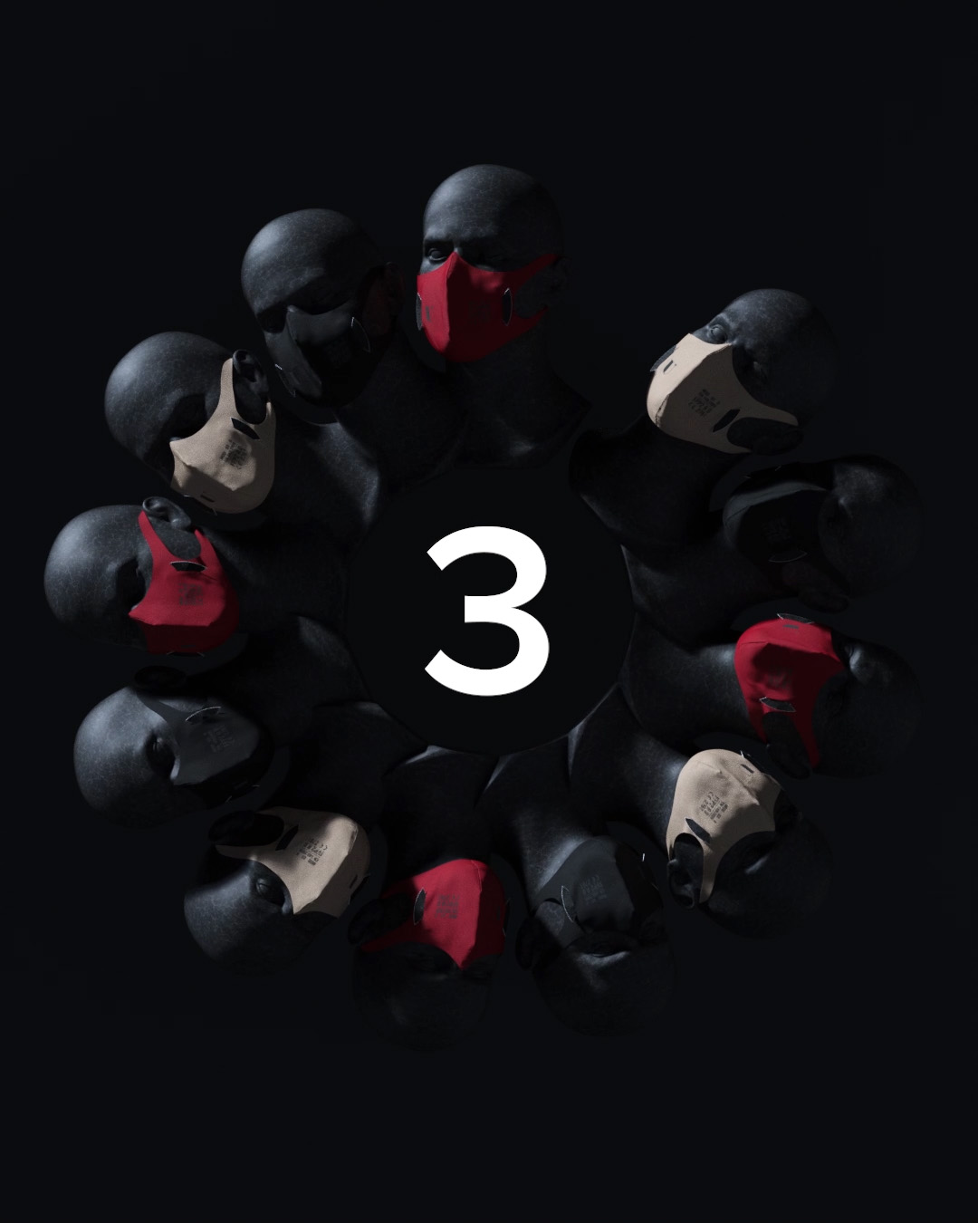 U-Mask Model 3 — video 1 frame 1